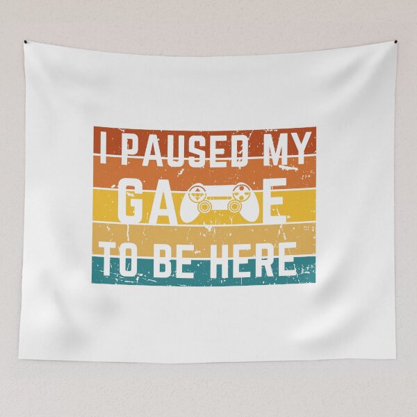 Item preview, I Paused My Game To Be Here T Shirt Funny Gamer Shirt Sarcastic Gaming T Shirt Cool Gamer  designed and sold by Thanakrit  Chaiyapok.