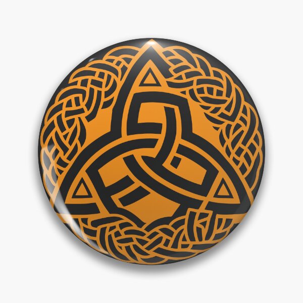 Item preview, The Triquetra (The Celtic Trinity Knot) - Orange designed and sold by YoobiArt.