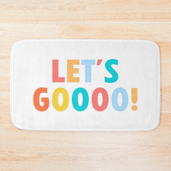 Item preview, Let's Gooo! | Typography Motivational Quote designed and sold by MotivationSpark.