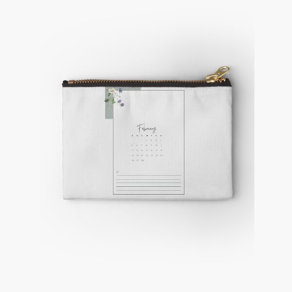 Item preview, 2023 Minimalistic Floral Aesthetic February Printable Calendar, A4 Monthly Calendar Starting on Sunday designed and sold by Levated.