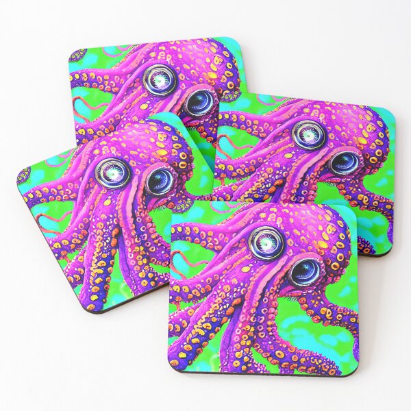 Item preview, Dreamy vibrant Octopus No3 designed and sold by angelisart.