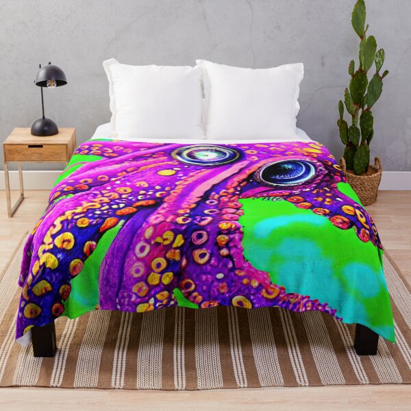 Item preview, Dreamy vibrant Octopus No3 designed and sold by angelisart.
