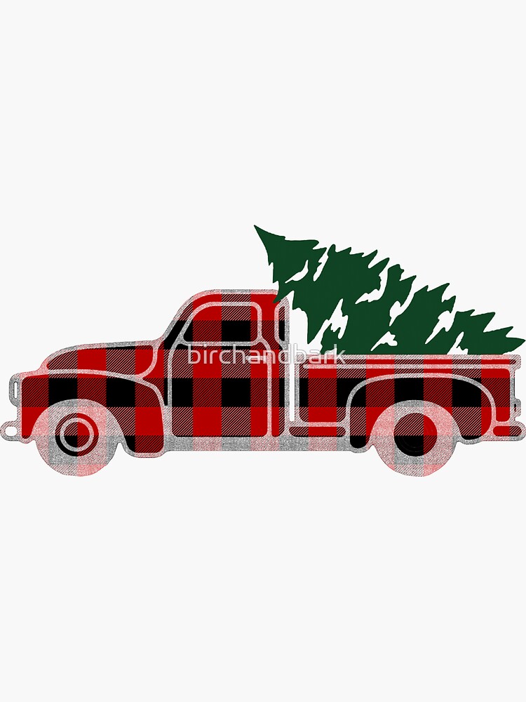 Christmas Tree Truck by birchandbark