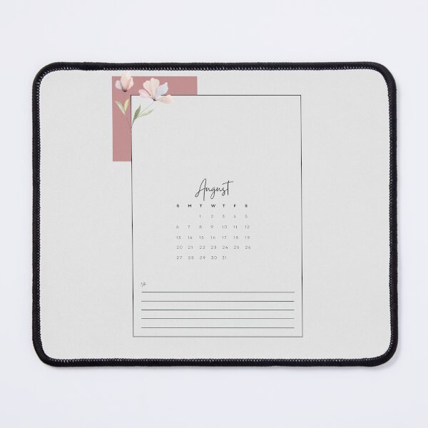 Item preview, 2023 Minimalistic Floral Aesthetic August Printable Calendar, A4 Monthly Calendar Starting on Sunday designed and sold by Levated.