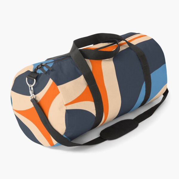 Item preview, Retro Groove Abstract Pattern Blue and Orange designed and sold by kierkegaard.