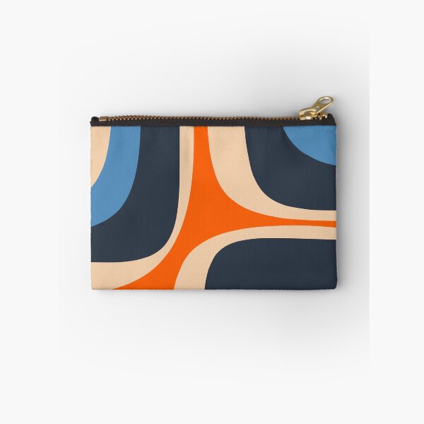 Item preview, Retro Groove Abstract Pattern Blue and Orange designed and sold by kierkegaard.