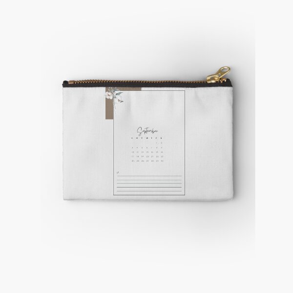 Item preview, 2023 Minimalistic Floral Aesthetic September Printable Calendar, A4 Monthly Calendar Starting on Sunday designed and sold by Levated.