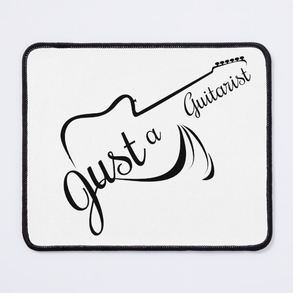 Item preview, Just a guitarist line art designed and sold by Degiab.