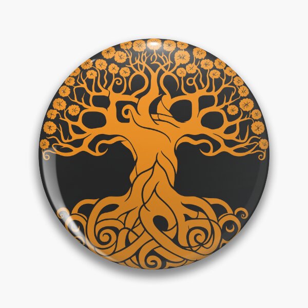 Item preview, The Celtic Tree of Life - Orange designed and sold by YoobiArt.