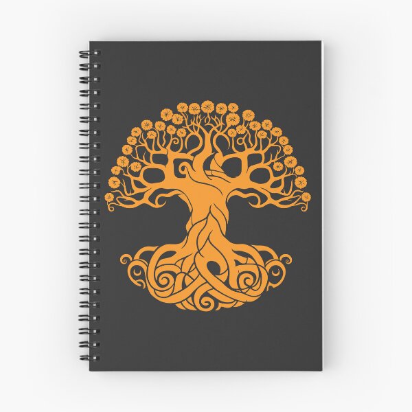 Item preview, The Celtic Tree of Life - Orange designed and sold by YoobiArt.