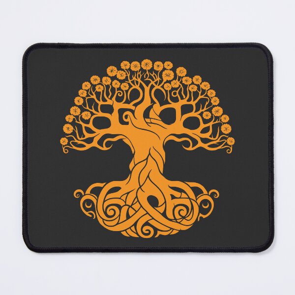 Item preview, The Celtic Tree of Life - Orange designed and sold by YoobiArt.