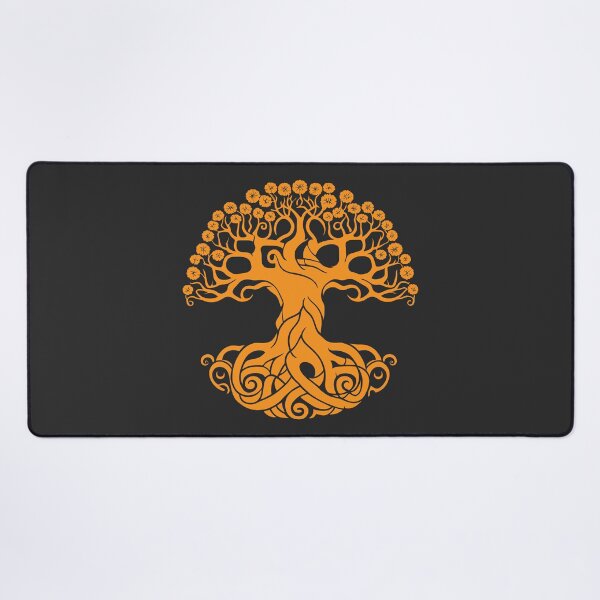 Item preview, The Celtic Tree of Life - Orange designed and sold by YoobiArt.