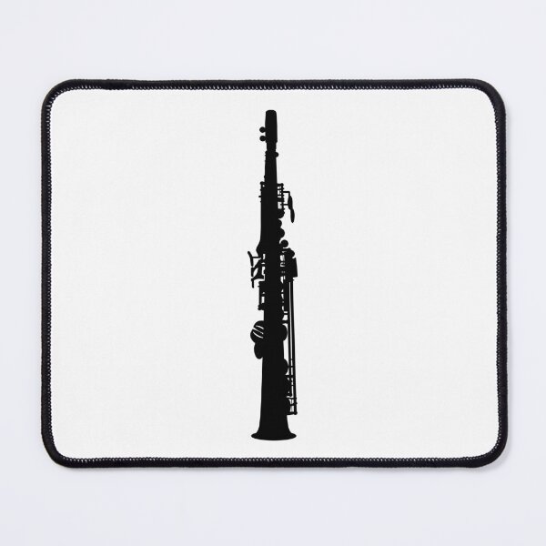 Item preview, Straight Sopranino Saxophone Silhouette designed and sold by Rei-illustrates.