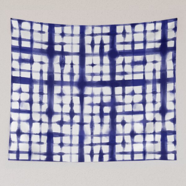 Item preview,  Blue Indigo Shibori Pattern Tie Dye   designed and sold by Tamas Das.