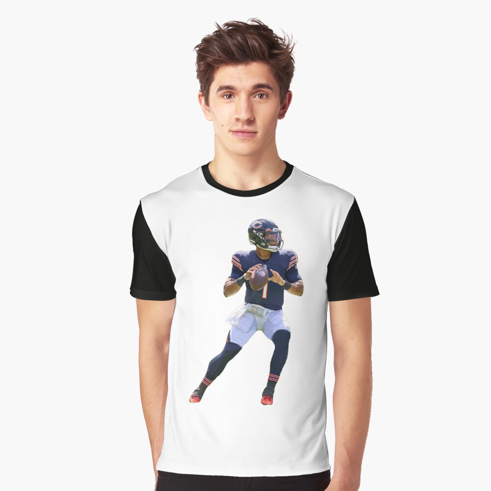 Justin Fields Men's T-Shirts Print #1245979