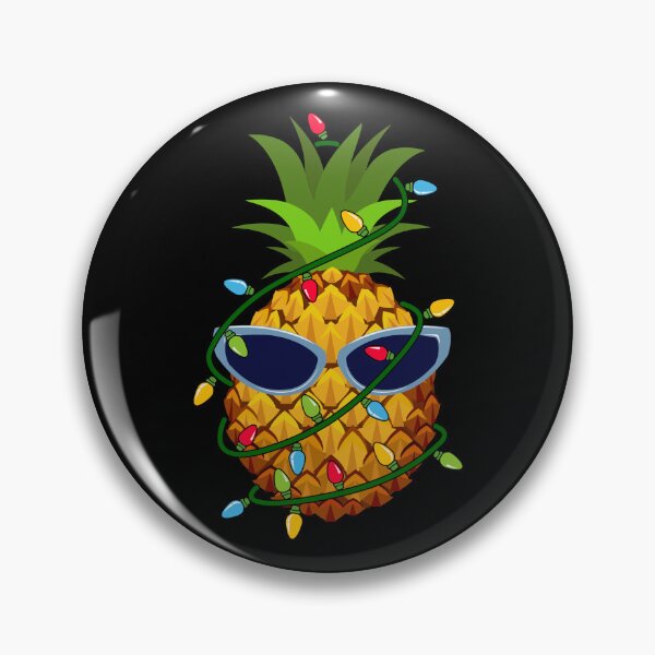 Item preview, Pineapple Christmas Tree Lights With Sunglasses designed and sold by PotluckPrints.