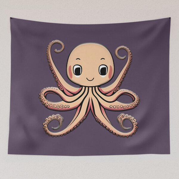 Item preview, Happy sweet octopus designed and sold by angelisart.