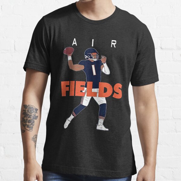 Nike Women's Chicago Bears Justin Fields #1 Navy T-Shirt