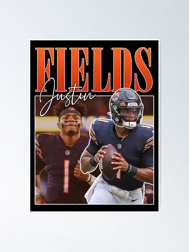 Justin Fields Football Team Poster for Sale by idryssespanat