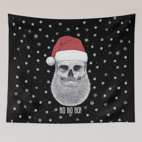 Item preview, Santa skull HO HO HO! designed and sold by Valeriya Korenkova Kodamorkovkart.