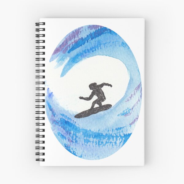 Item preview, Watercolor Surfer (Oval) designed and sold by MilaMooDesigns.