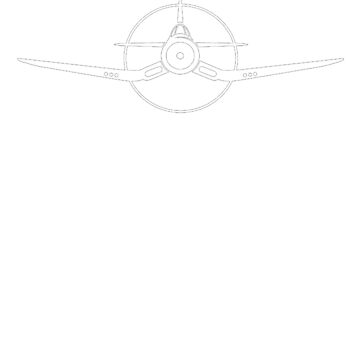 Artwork thumbnail, Corsair WW2 Fighter Plane by cranha