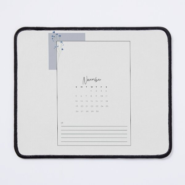 Item preview, 2023 Minimalistic Floral Aesthetic November Printable Calendar, A4 Monthly Calendar Starting on Sunday designed and sold by Levated.