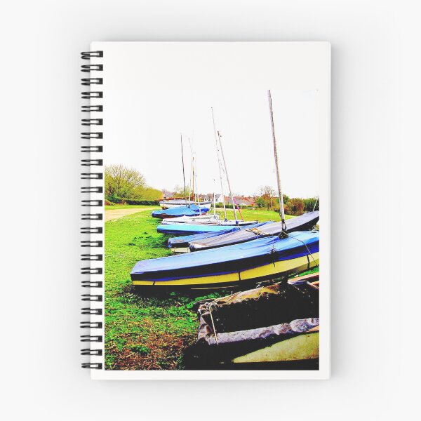 Item preview, Boats At Hornsea Mere, East Yorkshire designed and sold by Beatrice Roberts.