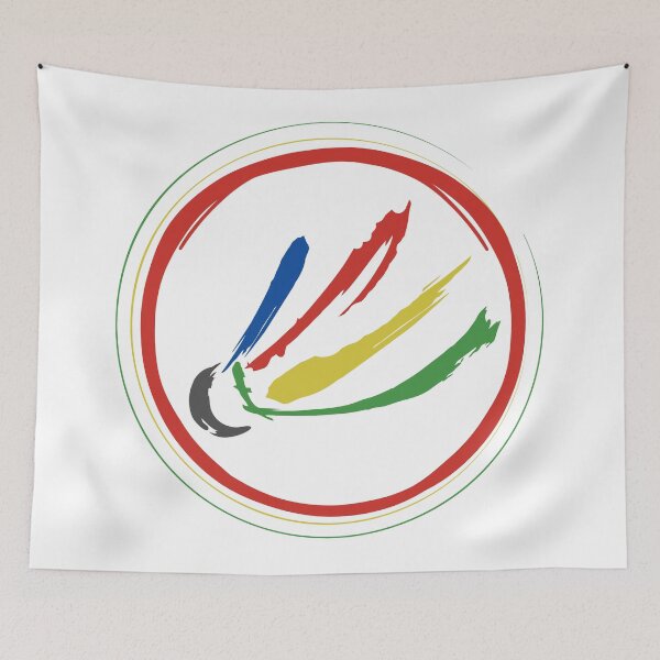 Item preview, colorful badminton icon designed and sold by asep sarifudin.