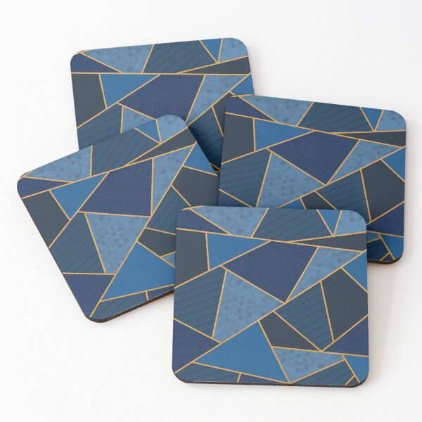 Item preview, Geometrical Pattern Design- Blue designed and sold by Artsbykk.
