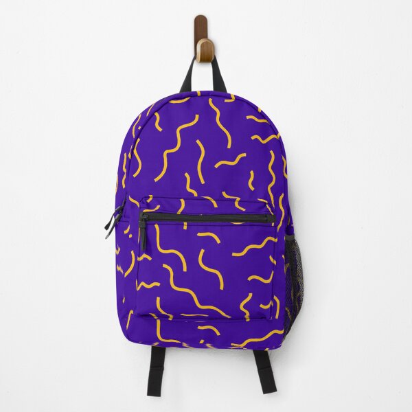 Item preview, Royal Blue & Yellow Squiggly Lines patterns designed and sold by Tamas Das.