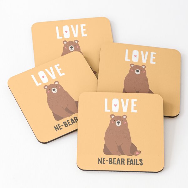 Artikelvorschau, LOVE NE-BEAR Fails (Liebe versagt nie) entworfen und verkauft von Paper Bee Gift Shop.