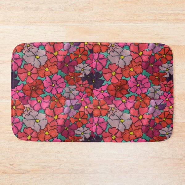 Item preview, Pink Impatience Flowers designed and sold by Kattrend.