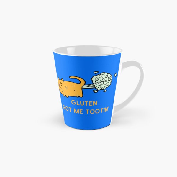 Item preview, Gluten Got Me Tootin' Cat designed and sold by GoodMoodFood.