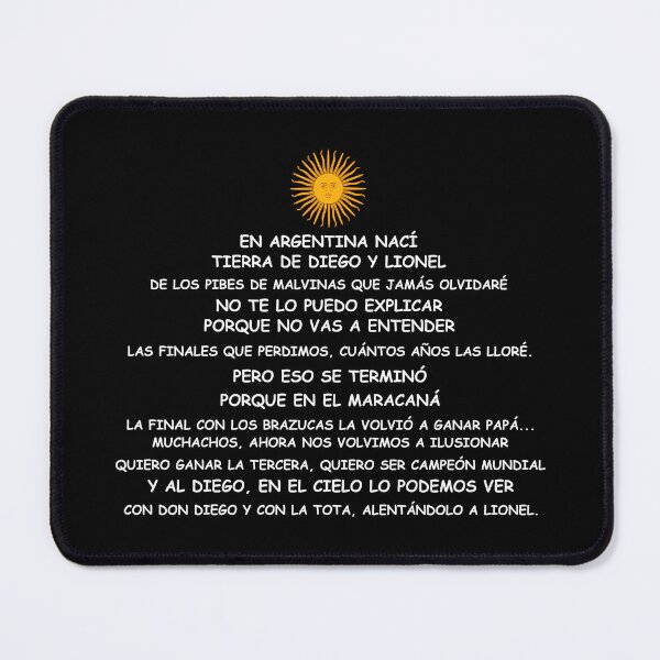 Item preview, Argentina fans’ song -  Argentina Mundial de Qatar 2022 Argentina World cup 2022  Muchachos, ahora nos volvimos a ilusionar designed and sold by TRUE-FANS.