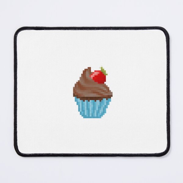 Item preview, Retro Pixel Chocolate Strawberry Frosted Cupcakes designed and sold by 8BitTrip.