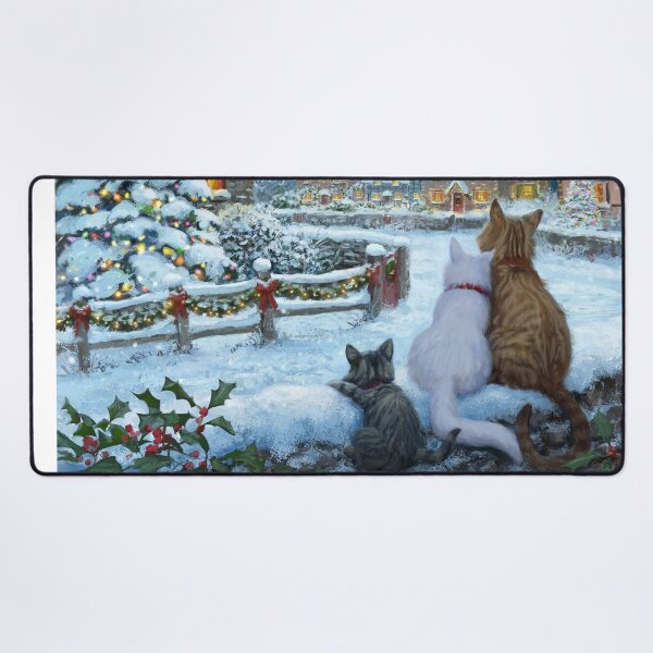 Item preview, Cat family at Christmas designed and sold by Daniel Rodgers.
