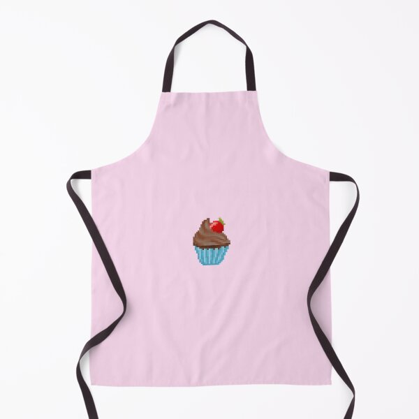 Item preview, Retro Pixel Chocolate Strawberry Frosted Cupcakes designed and sold by 8BitTrip.