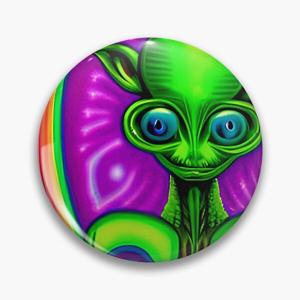 Item preview, Funny alien art. Colorful surreal alien designed and sold by Neo-Expression.