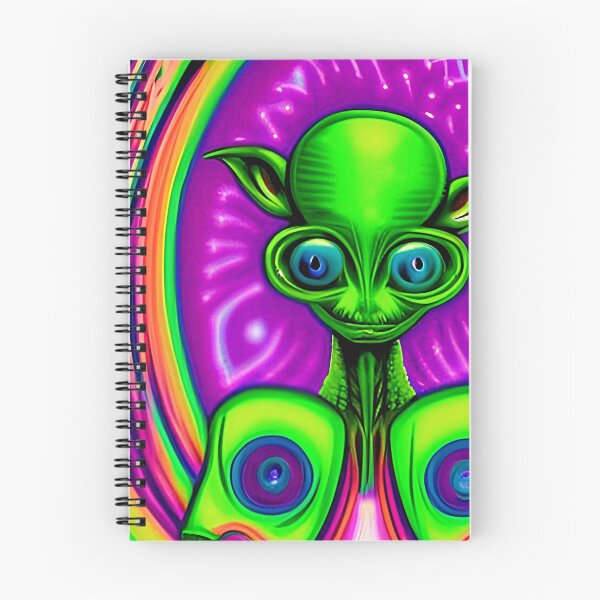 Item preview, Funny alien art. Colorful surreal alien designed and sold by Neo-Expression.