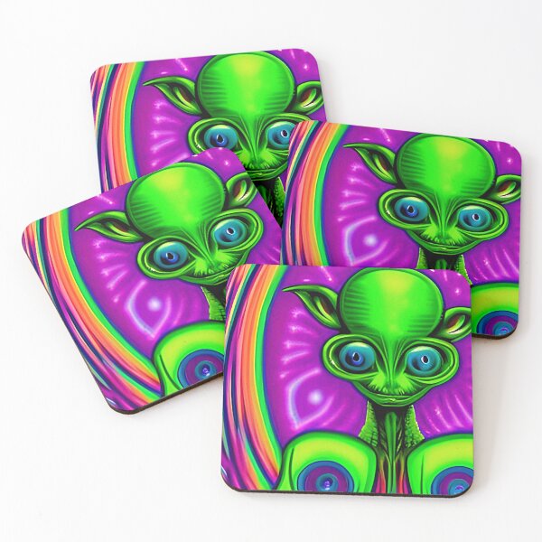 Item preview, Funny alien art. Colorful surreal alien designed and sold by Neo-Expression.