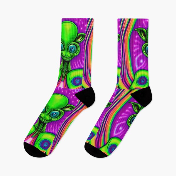 Item preview, Funny alien art. Colorful surreal alien designed and sold by Neo-Expression.
