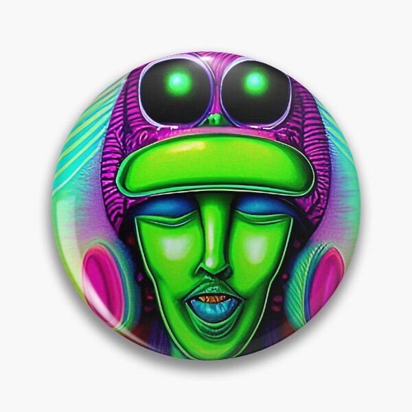 Item preview, Funny alien art. Colorful surreal alien designed and sold by Neo-Expression.