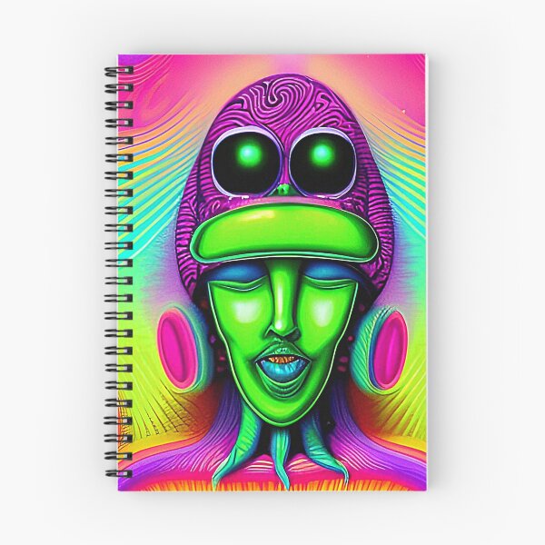 Item preview, Funny alien art. Colorful surreal alien designed and sold by Neo-Expression.
