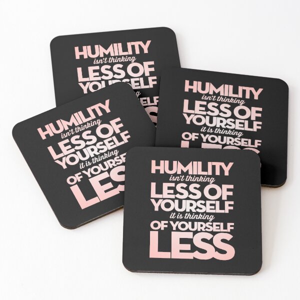 Item preview, Humility isn't thinking less of yourself v.4 designed and sold by x1brett.