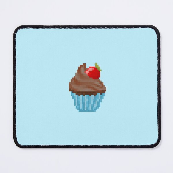Item preview, Retro Pixel Chocolate Strawberry Frosted Cupcakes designed and sold by 8BitTrip.