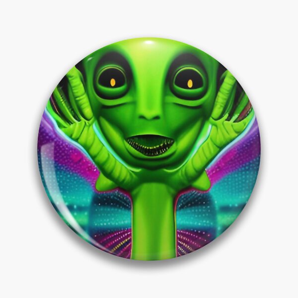 Item preview, Funny alien art. Colorful surreal alien designed and sold by Neo-Expression.