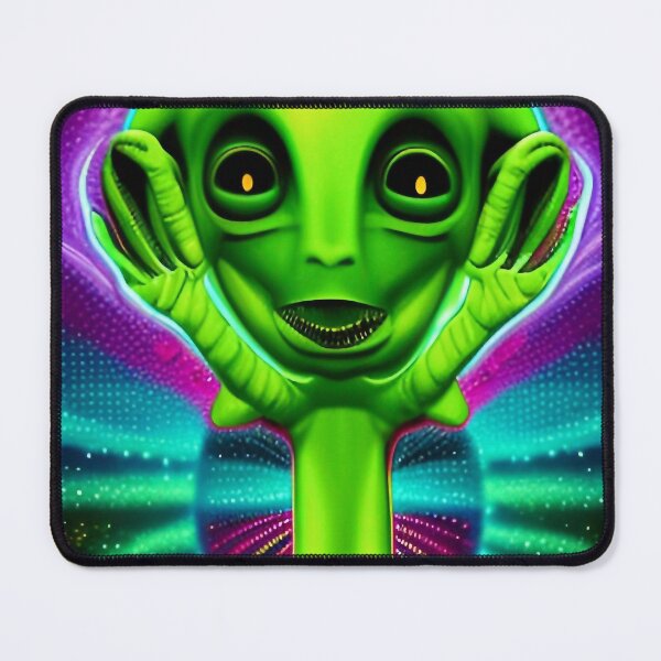 Item preview, Funny alien art. Colorful surreal alien designed and sold by Neo-Expression.
