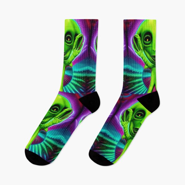 Item preview, Funny alien art. Colorful surreal alien designed and sold by Neo-Expression.