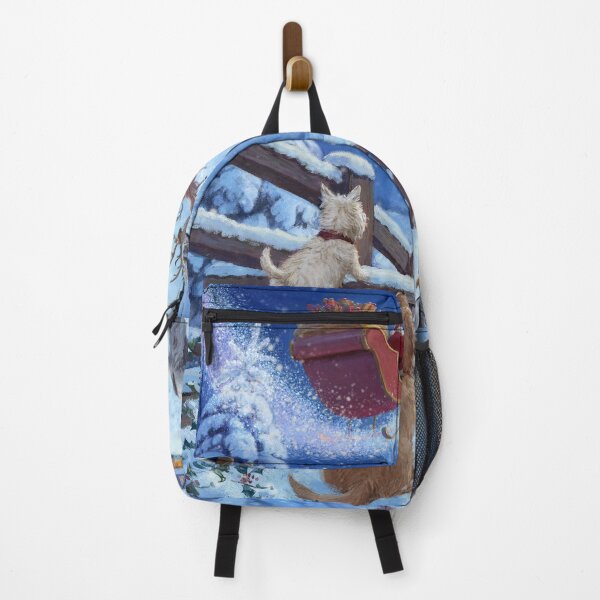 Item preview, Dogs watching Santa fly overhead designed and sold by Daniel Rodgers.
